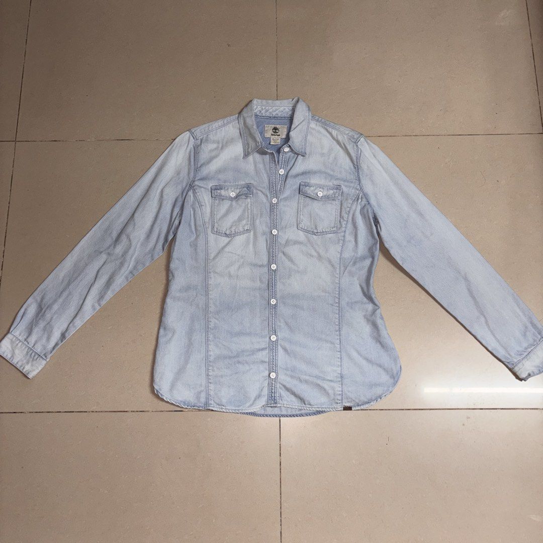 Timberland Light-Blue Long Sleeves Polo (Category: Tshirts & Polo Shirts ) located in San Jose del Monte. Submitted by icarus.falls (Listing ID 1469495908, Image 1). Description: Dimes: 20 W x 26 L - Arms: 29 No issues Excellent condition Details on pictures.