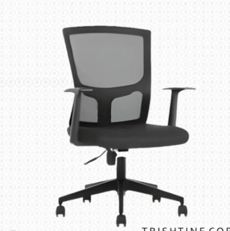 TOM-062 | Midback Mesh Chair T-Armrest (Category: Office Furniture & Fixtures) located in Caloocan City. Submitted by jim.trishtineofficefurnitures (Listing ID 1469458755, Image 1). Description: - Color: Sleek black - Breathable mesh backrest to keep you cool all day - Padded seat cushion for extra comfort - Adjustable height lever for custom seating - 5-star base with smooth-rolling casters for easy mobility - Sturdy fixed armrests for good supp