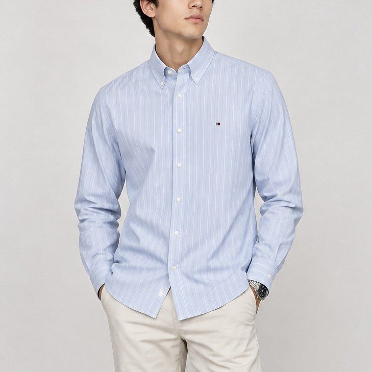 Tommy Hilfiger Button Down Longsleeve (Category: Formal Shirts) located in Irosin. Submitted by kylebri (Listing ID 1469517776, Image 2). Description: Tommy Hilfiger Button Down Longsleeve good as new no issue size L-XL 22W x 29L direct message me ! 📥.