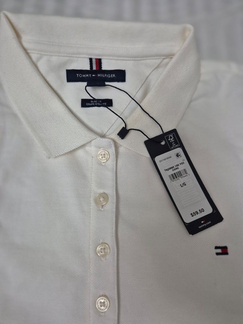 Tommy Hilfiger Polo Shirt (Category: Shirts) located in Las Pinas. Submitted by bambambini (Listing ID 1469515516, Image 2). Description: slim fit large bnew.