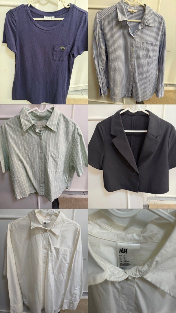 Tops 300 each (Category: Shirts) located in Quezon City. Submitted by nmimicu (Listing ID 1469463562, Image 1). Description: Hi please check each photos :) 300 each only .