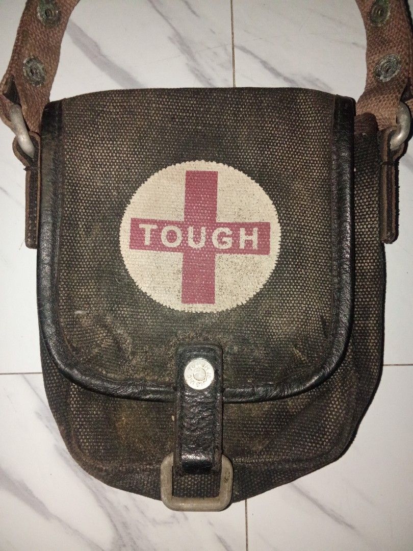 Tough Jeans Mini Sling Bag Original (Category: Sling Bags) located in Manila. Submitted by christoph17 (Listing ID 1469544622, Image 2). Description: great condition original rare size Sling Bag can fits iphone's pro.