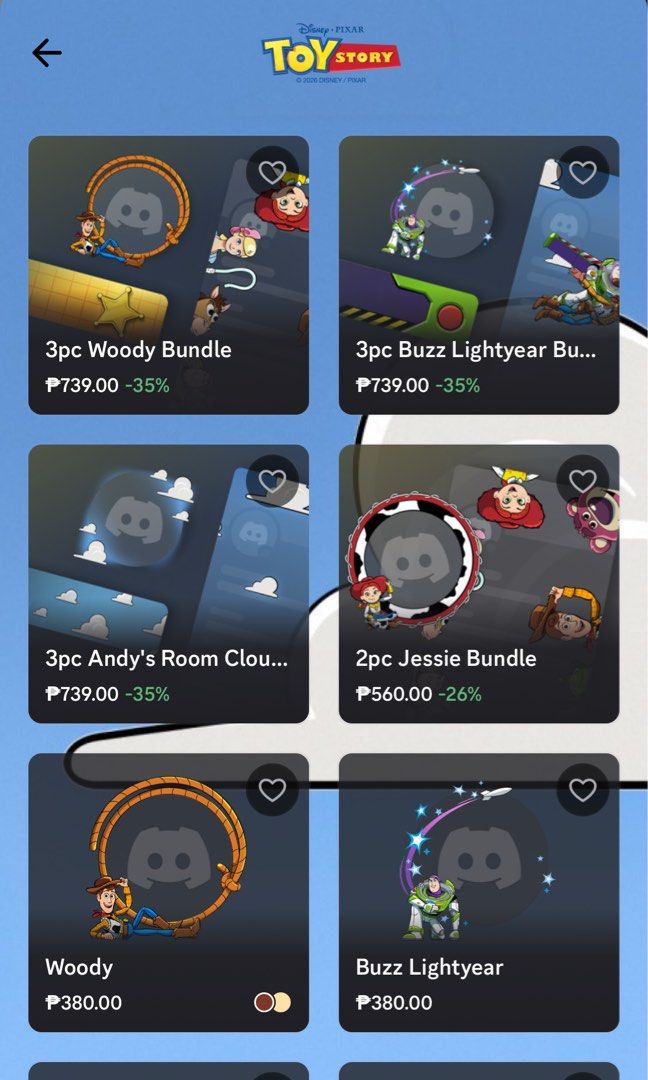Toy Story | Discord Decoration (Category: Announcements) located in Manila. Submitted by deardolia (Listing ID 1469492376, Image 1). Description: ⟢ processing time : 0 -1d ⟢ for willing to wait only ⟢ sending it via gift link !.