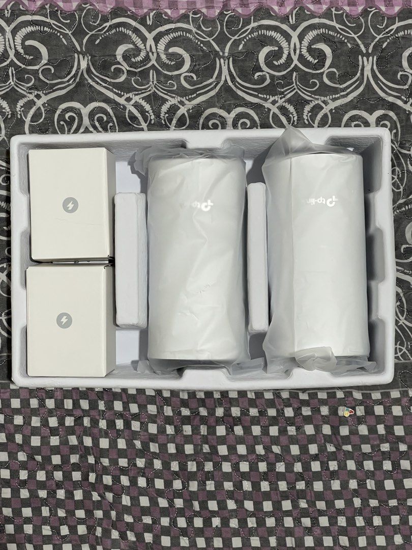 TP-Link Deco E4 AC1200 Whole Home Mesh Wi-Fi System (Category: Networking) located in Mandaluyong City. Submitted by wisecat.nalu (Listing ID 1469466191, Image 2). Description: - Brand: TP-Link Deco E4 Whole Home Mesh Wi-Fi System - Speed & Coverage: AC1200 dual-band speeds, covers up to 3,000 sq. ft. - Capacity: Connects up to 100 devices with seamless roaming - Smart Integration: Works with Alexa and Google Home - Setup: Easy configuration usin