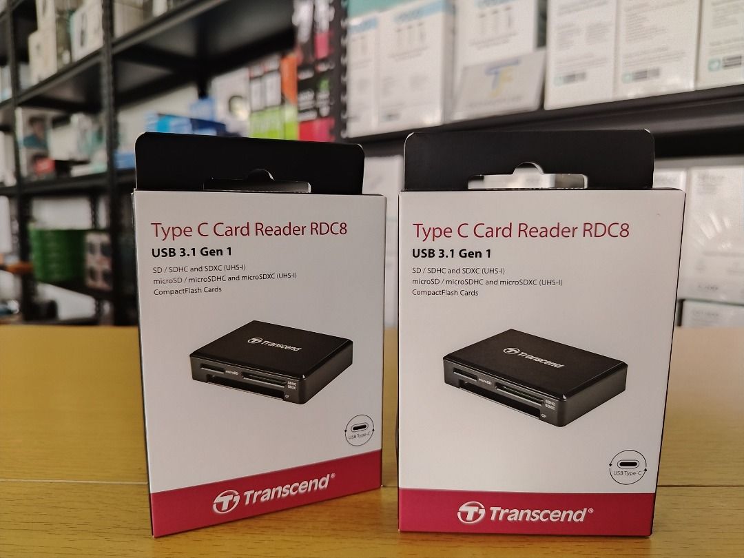 Transcend RDC8 SD/microSD/CF Card Reader USB Type-C 3.1 TS-RDC8K2 (Category: Other Accessories) located in Pasig City. Submitted by technofuseofficial (Listing ID 1469475701, Image 3). Description: Transcend RDC8 SD/microSD/CF Card Reader USB Type-C 3.1 TS-RDC8K2 Original and Brand NEW Store Location: 4F Unit 402, 604 Shaw Boulevard, Barangay Kapitolyo, Pasig City Same Day Delivery: - Lalamove delivery within Metro Manila - For walk-ins: Always P