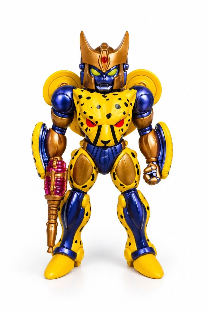 Transformers Beast Wars Toytour SD Cheetor Blind Box Figure (Category: Action & Battle Toys) located in Pasig City. Submitted by swipeandpicks (Listing ID 1469528095, Image 1). Description: •Character: Cheetor (Maximal) • Brand/Manufacturer: Toytour • Style: Super-Deformed (SD) Chibi / Blind Box Series • Material: Premium Painted PVC / ABS Plastic • Color Palette: Screen-accurate metallic blue/purple, metallic gold, vibrant cheetah yellow with bl
