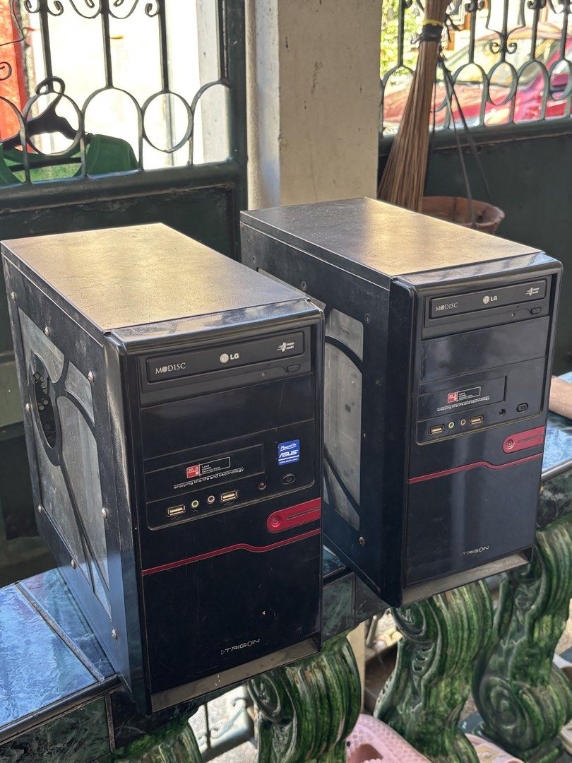 2pcs computer system unit (Category: Desktops) located in Manila. Submitted by senpaiskep07388 (Listing ID 1469519628, Image 1). Description: 2 pcs Computer System Units (no monitor) For take all only 3k PC 1 specs: • Generic Case • Asus Motherboard • Intel Pentium G620 (w stock cooler) • 4GB Ram • Orion PSU • 500gb HDD • 1 chassis fan No issue working condition, pull out from company PC 2 specs: • Generic Case • Asus Motherboard • Intel Pentium 