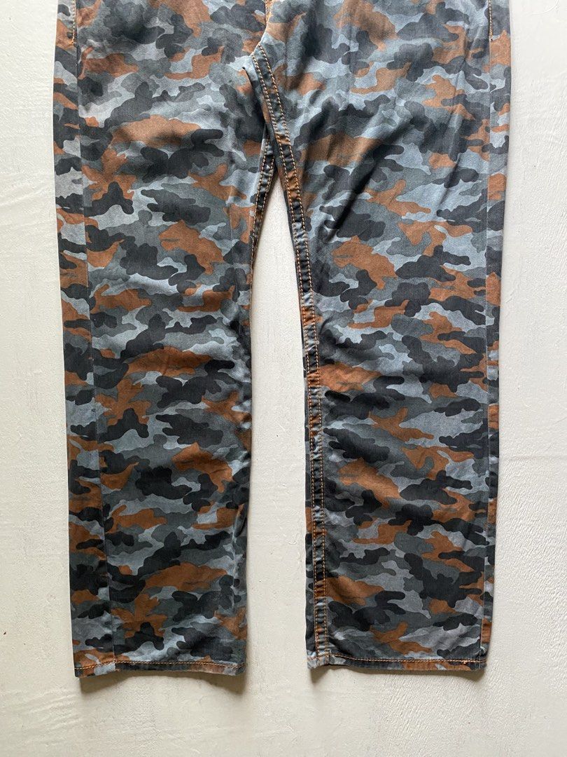 True Religion - Camouflage Jeans (Category: Jeans) located in Puerto Princesa. Submitted by something___. (Listing ID 1469446510, Image 3). Description: True Religion - Camouflage Jeans Tagged Size: 40 Waist: 20” Length: 44.1” Inseam: 33.2” Leg Opening: 9.6 Condition: Excellent Color rate: 9 Flaws: Gently used.