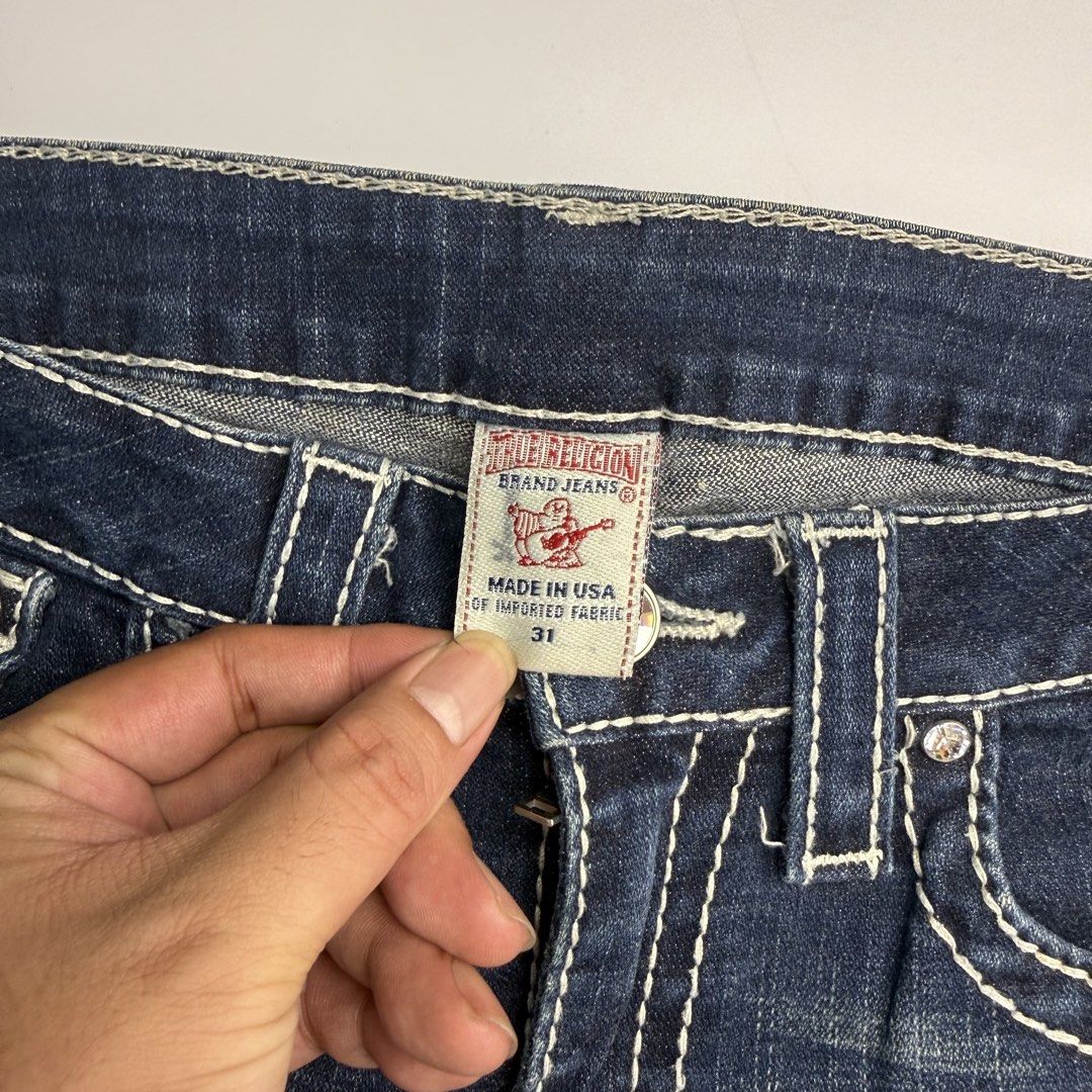 True Religion Boot Cut (Category: Jeans) located in Quezon City. Submitted by beastmnl (Listing ID 1469508800, Image 3). Description: Waist 31 on tag fits 35-36 Length 38 Inseam 30 Leg opening 9.5 .
