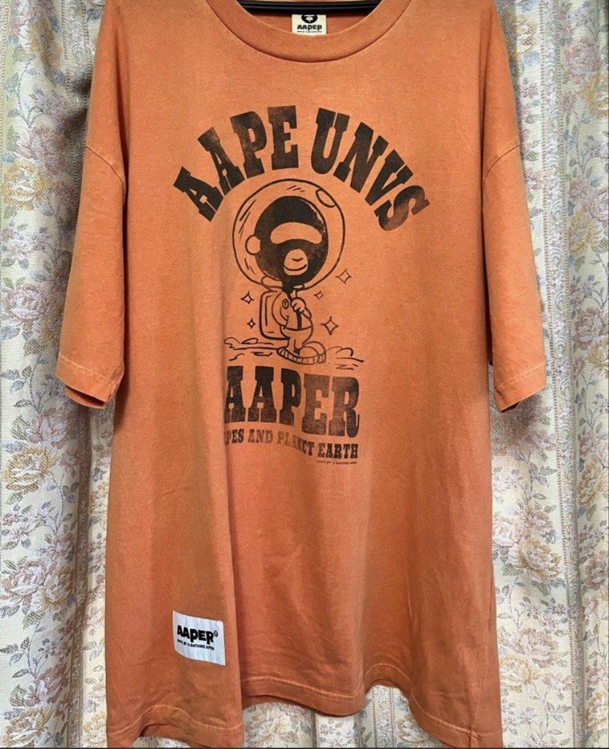 Tshirts mens (Category: Tshirts & Polo Shirts ) located in Bacoor. Submitted by ayit. (Listing ID 1469445226, Image 2). Description: Aape and essential shirts packge sf inc nego All original personal - Brand: Aape & Essentials - Size: L (EU 52 / US 42) - Designs: Orange AAPE Universe graphic tee & Grey minimalist Essentials tee - Style: Oversized streetwear - Condition: Pre-owned, well-maintained as shown in photos - Material: Soft and breathable