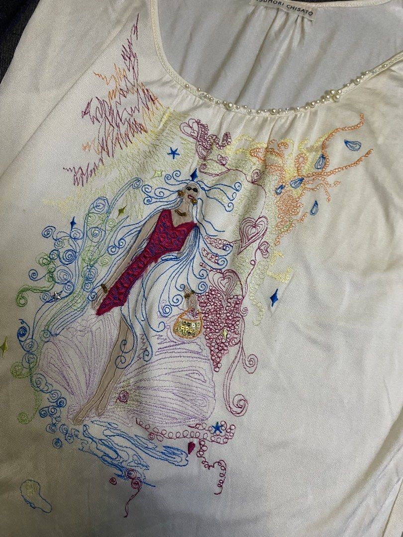 tsumori chisato tops (Category: Luxury Apparel) located in Caloocan City. Submitted by luxurymurayta888 (Listing ID 1469474158, Image 2). Description: size m.