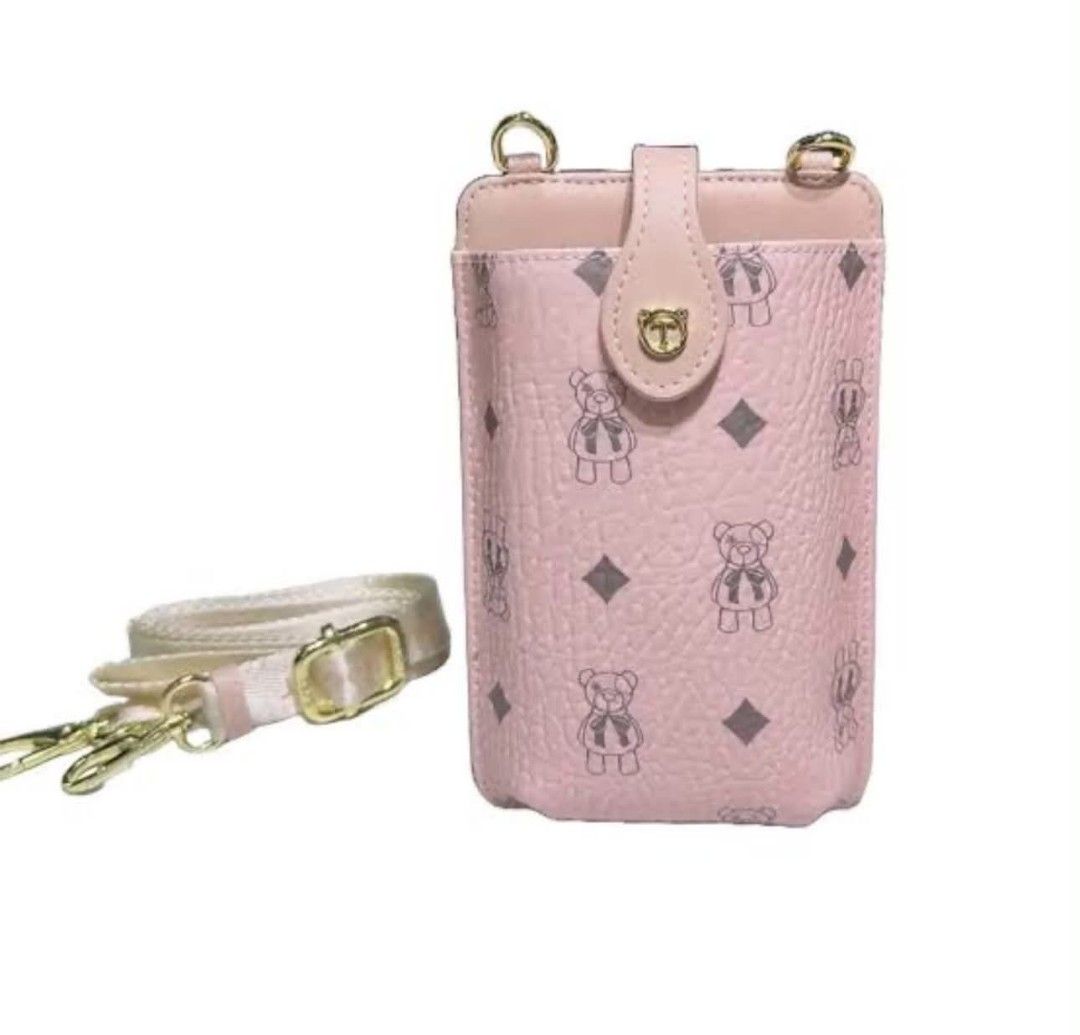 TTWN Bear CP Bag from Bangkok (Category: Cross-body Bags) located in Marikina City. Submitted by savemyclosetph (Listing ID 1469497712, Image 2). Description: TTWN Bear Cellphone Bag from Bangkok Brandnew Pink P1099.00.