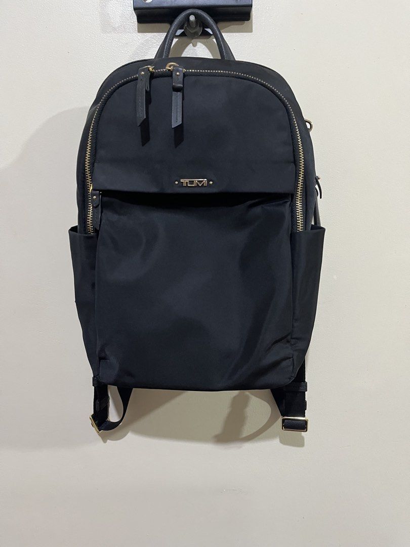 Tumi Voyageur Daniella Backpack (Category: Luxury Bags & Wallets) located in Taguig. Submitted by lil.ac (Listing ID 1469407777, Image 1). Description: Storebought No flaws. Hardware pristine with no scratches. Stitches still intact as well as lining.