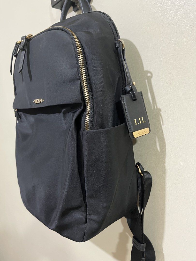 Tumi Voyageur Daniella Backpack (Category: Luxury Bags & Wallets) located in Taguig. Submitted by lil.ac (Listing ID 1469407777, Image 2). Description: Storebought No flaws. Hardware pristine with no scratches. Stitches still intact as well as lining.