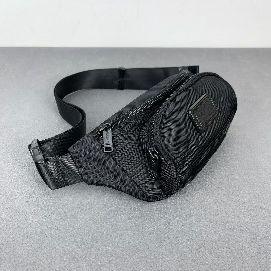 Tumi Waist Pack Bumbag (Category: Belt bags, Clutches and Pouches) located in Manila. Submitted by bagmaniaph (Listing ID 1469530702, Image 2). Description: Great for casual and travelling.Adjustable strap with quick-release buckle can be worn around waist or crossbody - Zip entry to main compartment - Front zip pocket..
