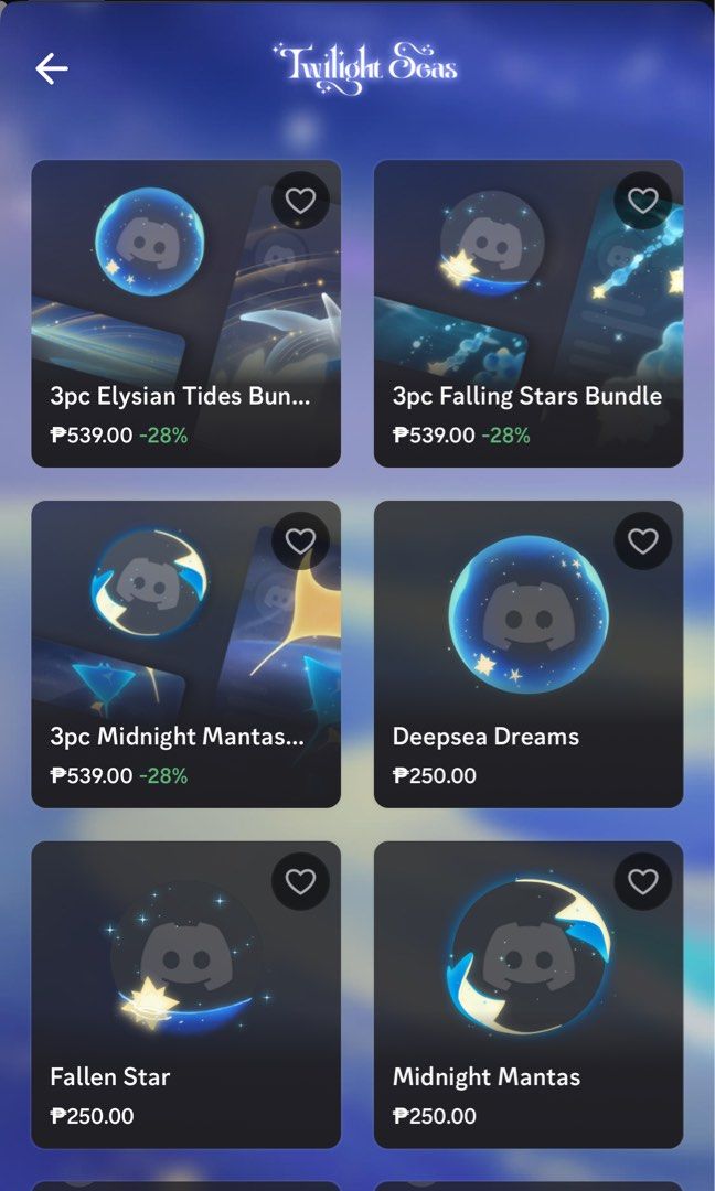 Twilight Seas | Discord Decoration (Category: Announcements) located in Manila. Submitted by deardolia (Listing ID 1469492584, Image 1). Description: ⟢ processing time : 0 -1d ⟢ for willing to wait only ⟢ sending it via gift link !.