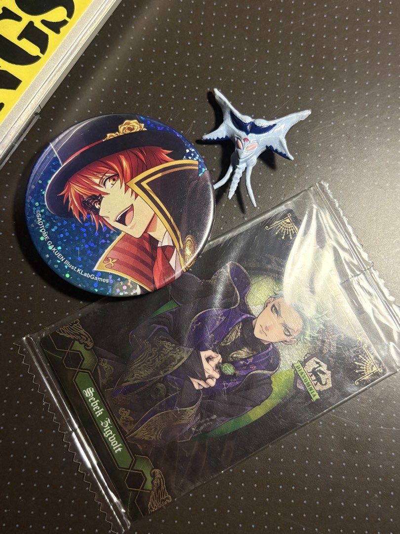 Twisted Wonderland Card with random anime (Category: J-Wave Merchandise) located in Manila. Submitted by wearly.fits (Listing ID 1469558819, Image 1). Description: Take All random Anime bundle - from japan - official merch - like new condition - onhand, ready to ship - Pay first - From 🎌 - Loc: Manila - Gcash, Bank Transfer - Lalamove, J&T (buyer must shoulder shipping fee).