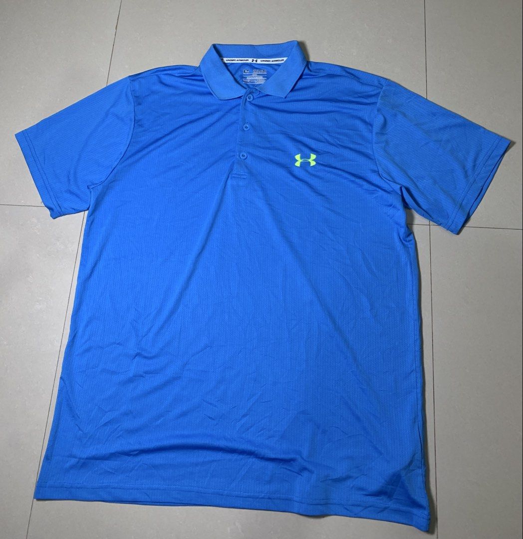 UA Tech poloshirt (Category: Tshirts & Polo Shirts ) located in Molave. Submitted by mysticbird_38213e (Listing ID 1469524860, Image 2). Description: Good condition No issue Sobrang ganda pa po Solid pa nito.