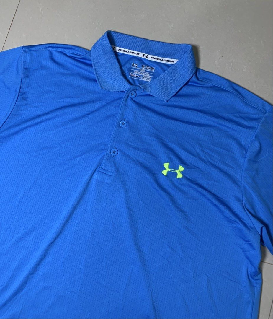UA Tech poloshirt (Category: Tshirts & Polo Shirts ) located in Molave. Submitted by mysticbird_38213e (Listing ID 1469524860, Image 3). Description: Good condition No issue Sobrang ganda pa po Solid pa nito.
