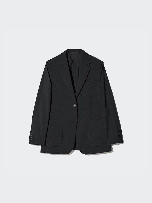 Uniqlo AirSense Relaxed Jacket (Category: Coats, Jackets and Outerwear) located in San Fernando. Submitted by wintersummerboutique (Listing ID 1469444827, Image 1). Description: Uniqlo AirSense Relaxed Jacket Xl on tag Width 21 Length 26 Excellent condition Pampanga .