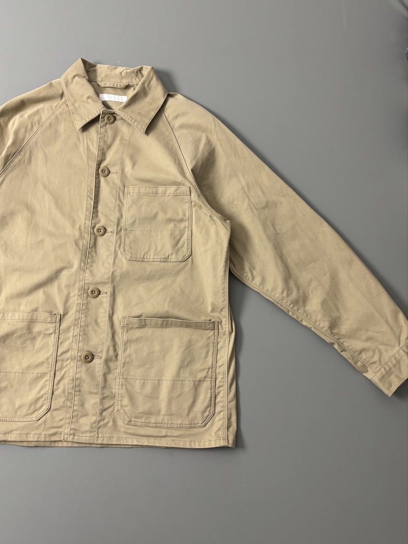 Uniqlo Men’s Utility Jacket Medium (Category: Coats, Jackets and Outerwear) located in San Fernando. Submitted by kayemanalac_05 (Listing ID 1469527500, Image 3). Description: Medium L 28 W 21.5.
