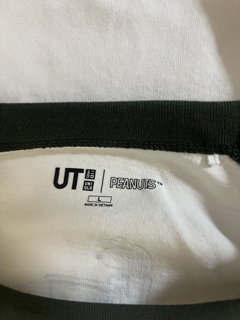 UNIQLO Peanuts Peppermint Patty Tshirt (Category: Tshirts & Polo Shirts ) located in Taguig. Submitted by taylorq16 (Listing ID 1469519919, Image 3). Description: Measurements: 21.5 x 28 Dark green sleeves *No damage or stain! It’s just a shadow in the picture :).