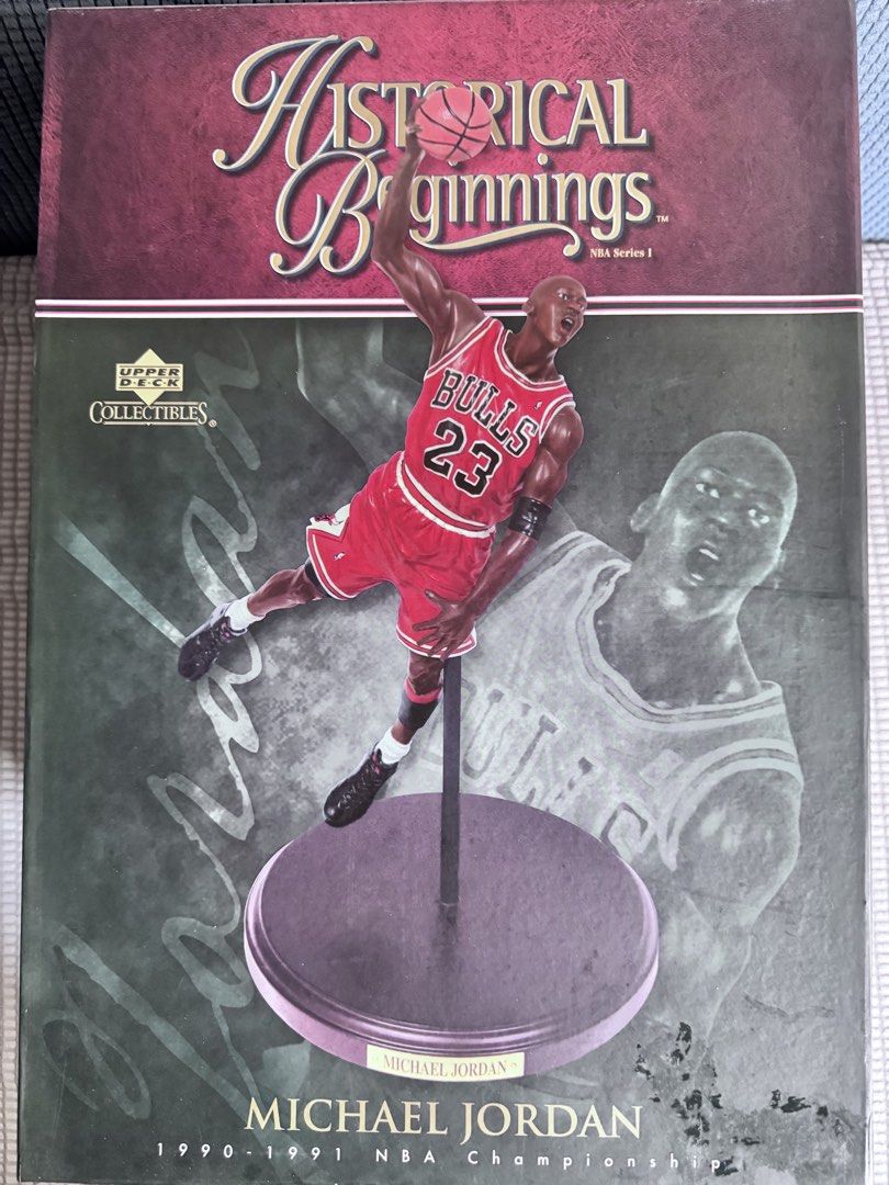 Upper Deck Historical Beginnings Michael Jordan Figurine 1990-1991 (Category: Figurines & Statues) located in Makati City. Submitted by mbrtom (Listing ID 1469443961, Image 1). Description: More photos available upon request. Collectible. Kept in box since purchased. Never unpacked. Box cover can be opened. Payment via BPI QR only (Instapay. This can be uploaded via GCash). Apologies as I don’t have a working GCash at the moment. Thanks for under