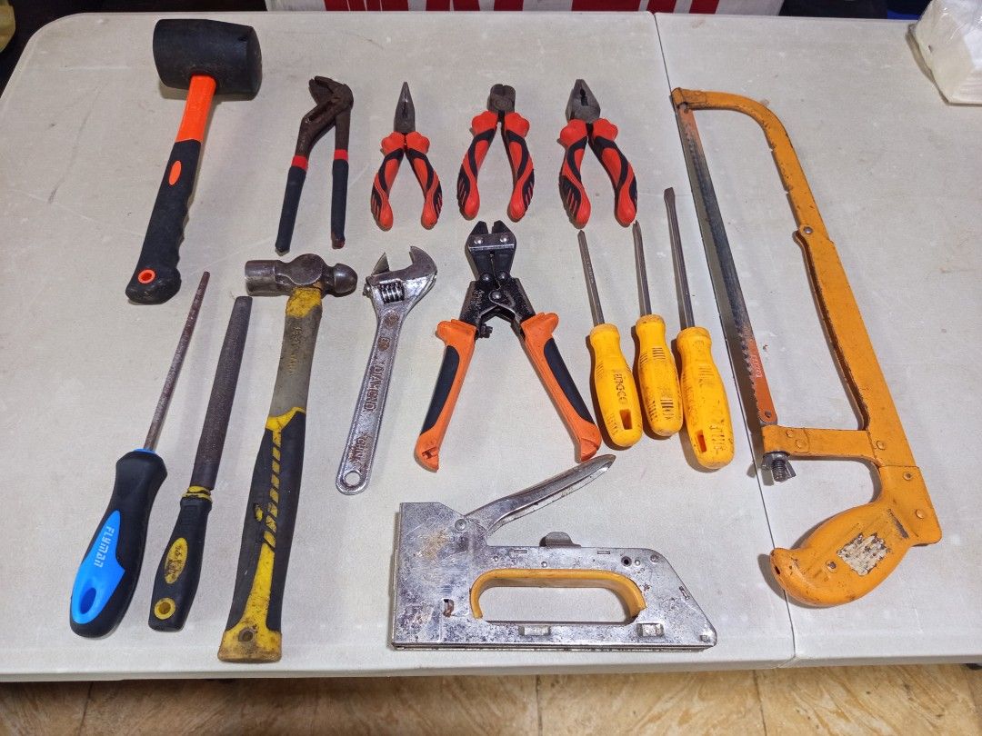 Used Tools with Metal Box 3 Layers (Category: Construction Tools & Equipment) located in Taytay. Submitted by reysalubon.mc (Listing ID 1469424522, Image 2). Description: Tools For Sale: Used P3,500 nalang lahat Taytay Rizal po location 👉 Included: ▪️ Large Metal Tool Box, size 17" 3 Layer ▪️ Ingco Screw drivers ▪️ Plies, Long Nose, Cutter ▪️ small bolt cutter, for spokes cutting ▪️ set of Allen wrench & star wrench ▪️ additional 4 pcs. big alle