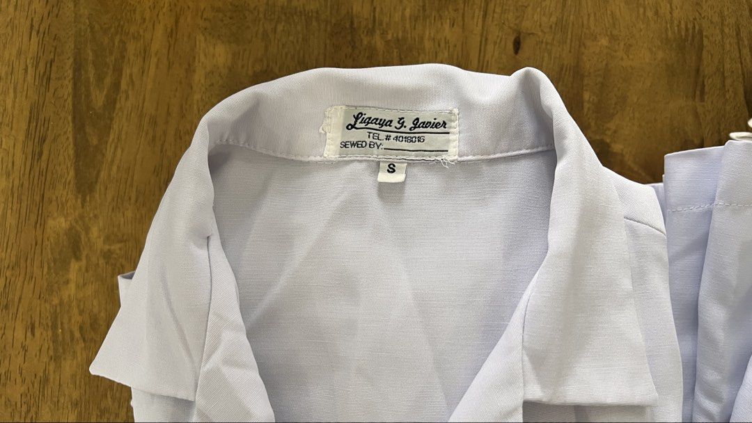 UST FOP Ladies' Uniform Size S (Category: Sets or Coordinates) located in San Fernando. Submitted by declutteringyishi (Listing ID 1469442682, Image 3). Description: 📌 PRE-LOVED UNIFORMS FOR SALE! - Gently used, so please expect minimal stains. - Some loose threads due to regular use, but still in decent condition! 🫶🏻 - Number of sets available: 4 sets - Price per set: ₱400 - Take all 4 sets: ₱1,500 only! OPEN FOR NEGOTIATIONS! Just send me a 