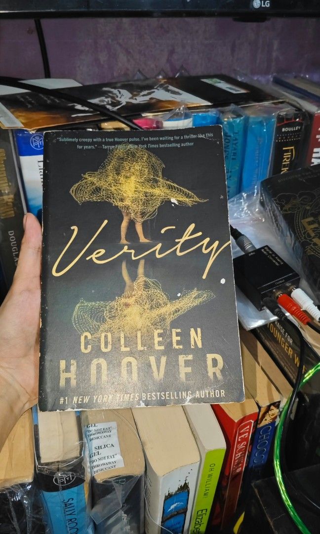 Verity by Colleen Hoover (Category: Storybooks) located in Manila. Submitted by soleilmirai (Listing ID 1469520174, Image 1). Description: - #1 New York Times bestselling psychological thriller & viral BookTok sensation - Standard US trade paperback edition (Grand Central Publishing, featuring the iconic black-and-gold Murphy Rae Fennell cover design) - Follows struggling writer Lowen Ashleigh, hired to finish the remaining novels of injured best