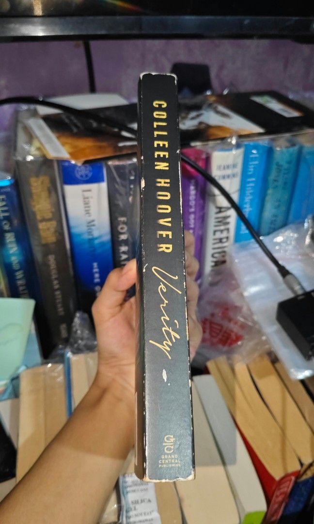 Verity by Colleen Hoover (Category: Storybooks) located in Manila. Submitted by soleilmirai (Listing ID 1469520174, Image 2). Description: - #1 New York Times bestselling psychological thriller & viral BookTok sensation - Standard US trade paperback edition (Grand Central Publishing, featuring the iconic black-and-gold Murphy Rae Fennell cover design) - Follows struggling writer Lowen Ashleigh, hired to finish the remaining novels of injured best