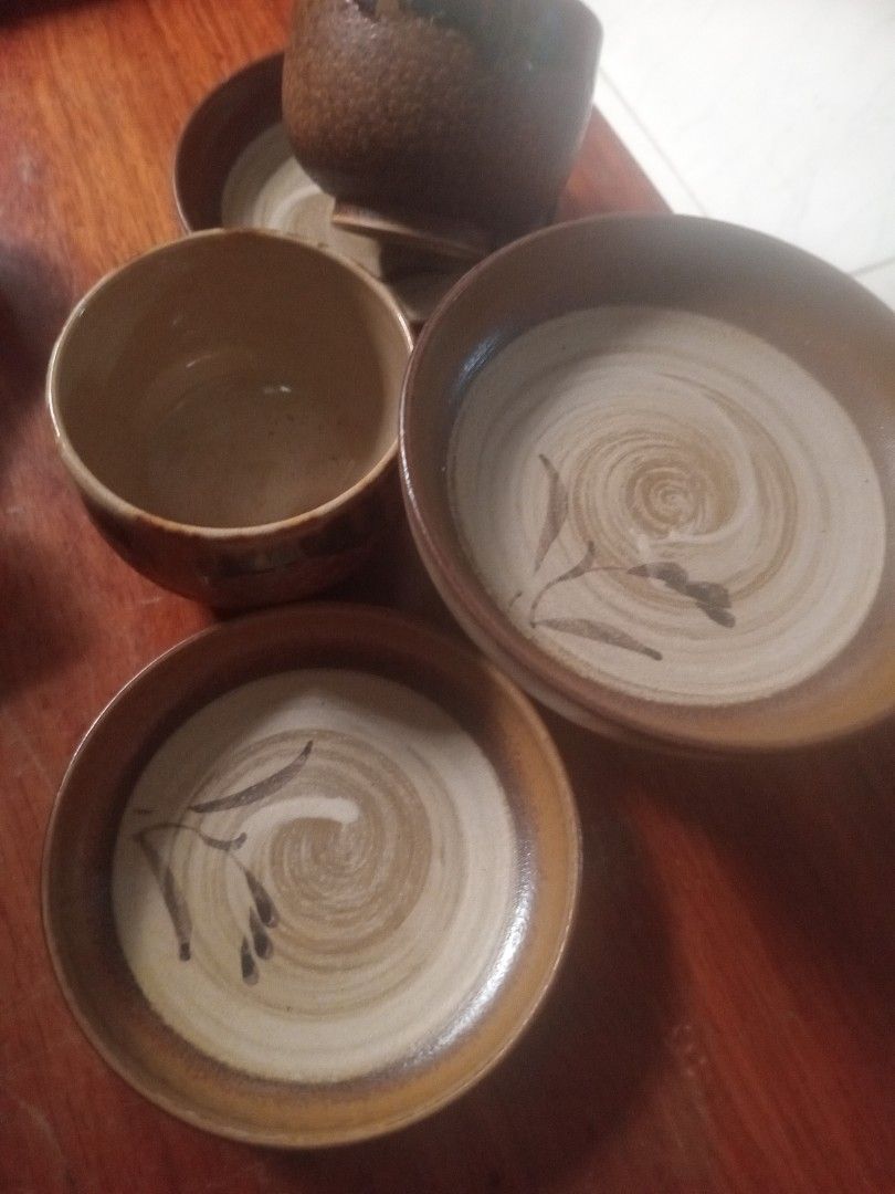 Vinatage stonware cup and saucer with marking (Category: Coffee & Tea Tableware) located in Manila. Submitted by padillahe35291 (Listing ID 1469402780, Image 1). Description: tea cup and saucer.