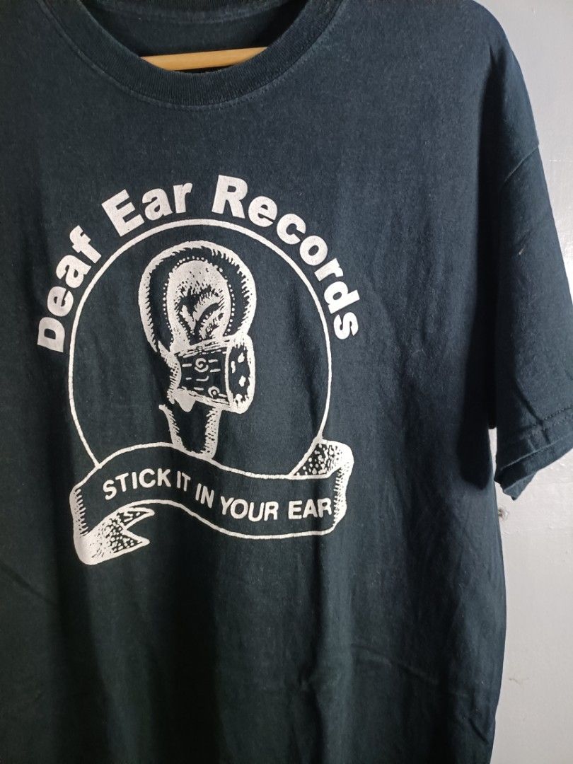 Vintage 00s Deaf Ear Records (Category: Tshirts & Polo Shirts ) located in Cabuyao City. Submitted by junkthreads.finds (Listing ID 1469512726, Image 3). Description: Tag: Missing Dimes: 21x29 Issue(s): Hairlines Color may vary due to lightning..