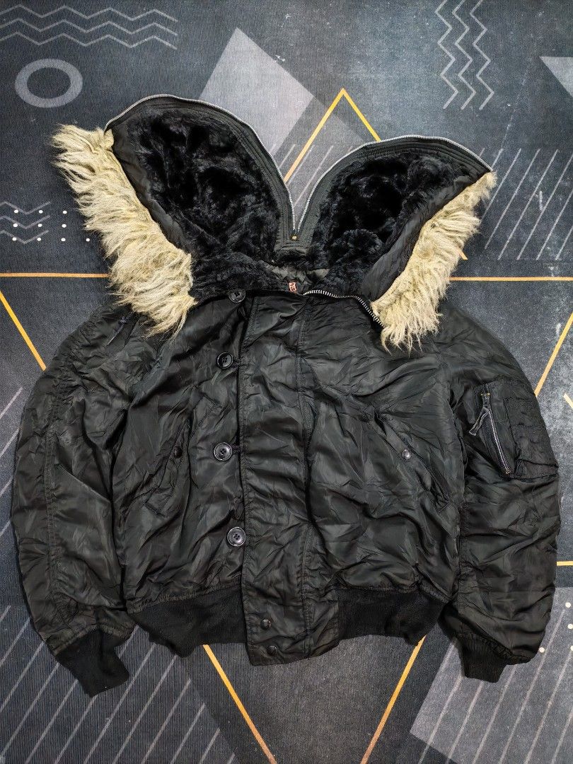 Vintage 90s Alpha industries N2B flight jacket (Category: Coats, Jackets and Outerwear) located in Baguio. Submitted by used_clothing2600 (Listing ID 1469495279, Image 1). Description: Vintage 90s Alpha industries N2B flight jacket Made in USA size medium verygood condition width 24 length 24 P 3,500.