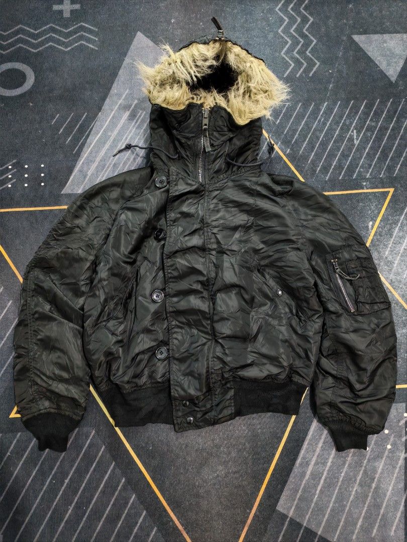 Vintage 90s Alpha industries N2B flight jacket (Category: Coats, Jackets and Outerwear) located in Baguio. Submitted by used_clothing2600 (Listing ID 1469495279, Image 2). Description: Vintage 90s Alpha industries N2B flight jacket Made in USA size medium verygood condition width 24 length 24 P 3,500.