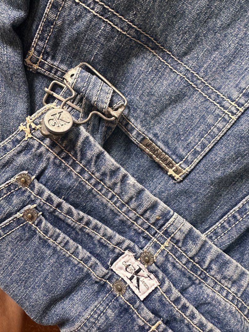 Vintage CK denim jumper (Category: Jeans) located in Quezon City. Submitted by kerlitops (Listing ID 1469436553, Image 2). Description: .