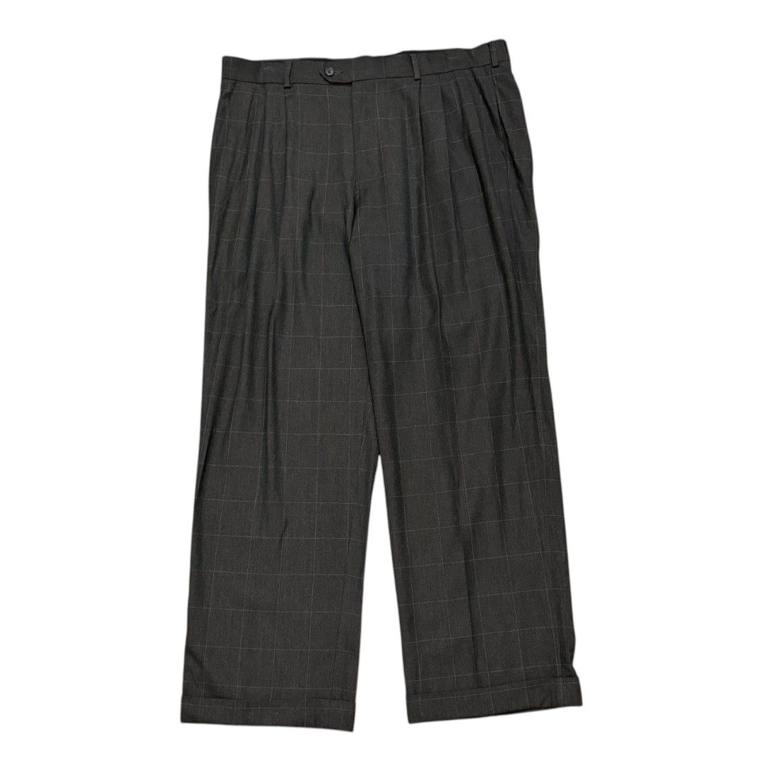 VINTAGE GEORGE BROWN WINDOWPANE TROUSER (Category: Trousers) located in Dinalupihan. Submitted by aizzeestuffs (Listing ID 1469497629, Image 1). Description: Length:40.5" Waist:37" Inseams:28.5" Rise: 12" Thighs:14" Hem:9.5" Color may vary due to lighting. Pm for more Details. Old Money Luxury Designer..
