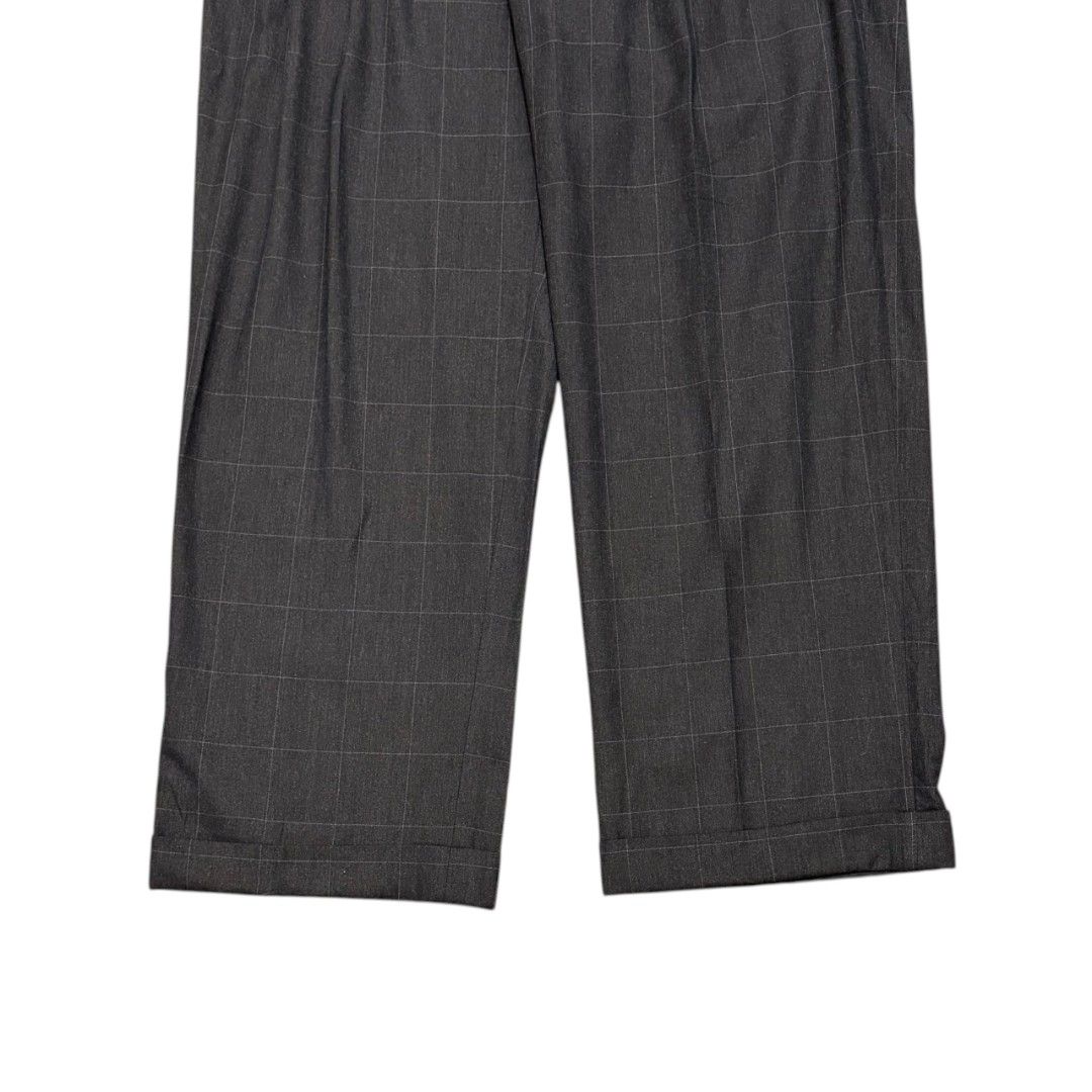 VINTAGE GEORGE BROWN WINDOWPANE TROUSER (Category: Trousers) located in Dinalupihan. Submitted by aizzeestuffs (Listing ID 1469497629, Image 3). Description: Length:40.5" Waist:37" Inseams:28.5" Rise: 12" Thighs:14" Hem:9.5" Color may vary due to lighting. Pm for more Details. Old Money Luxury Designer..