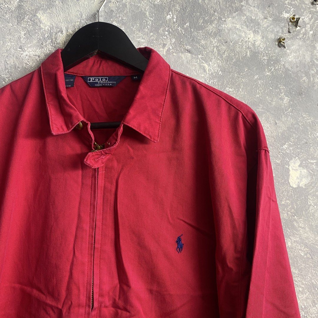 Vintage RL Harrington jacket made in USA (Category: Coats, Jackets and Outerwear) located in Pasig City. Submitted by lumangkamisa (Listing ID 1469479082, Image 2). Description: Medium Made in usa.