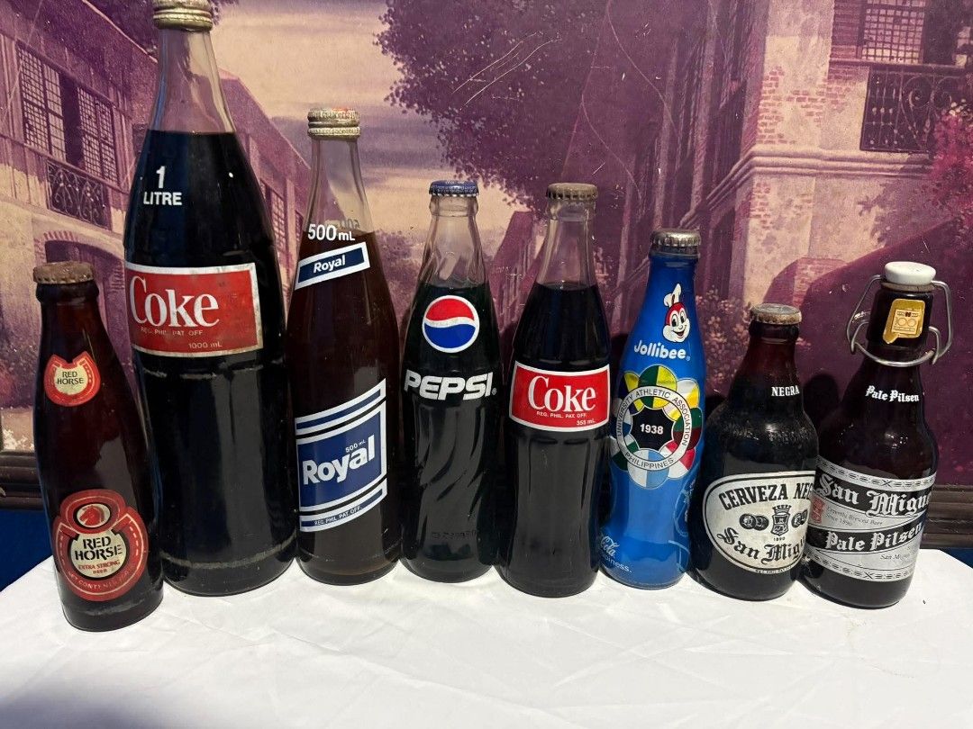 Vintage soda bottle (Category: Vintage Collectibles) located in Caloocan City. Submitted by romzfischer (Listing ID 1469477475, Image 2). Description: per piece or take all.