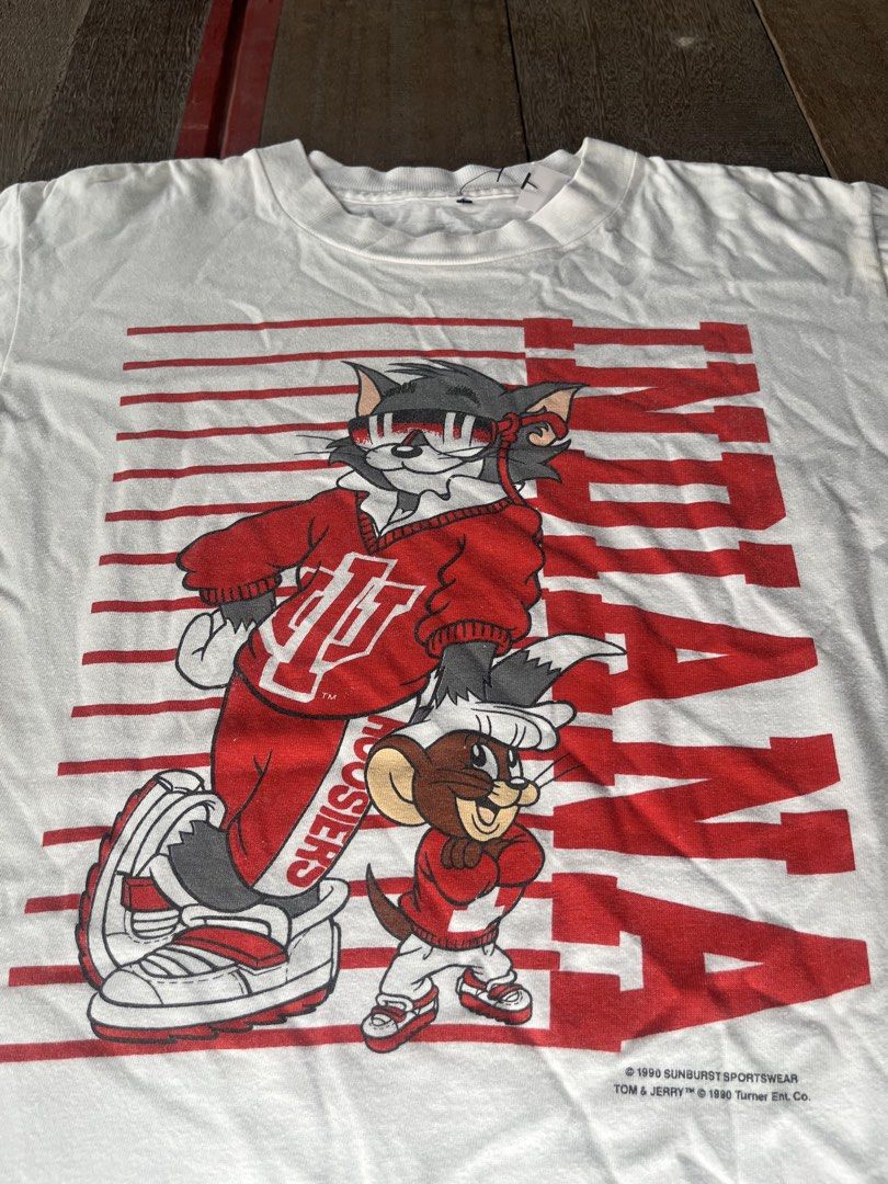 Vintage Tom n Jerry Cartoon MLB, Men's Fashion, Tops & Sets, Tshirts ...
