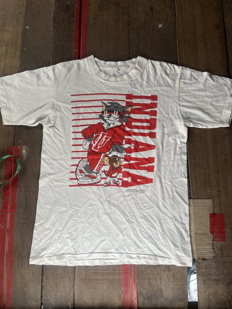 Vintage Tom n Jerry Cartoon MLB, Men's Fashion, Tops & Sets, Tshirts ...
