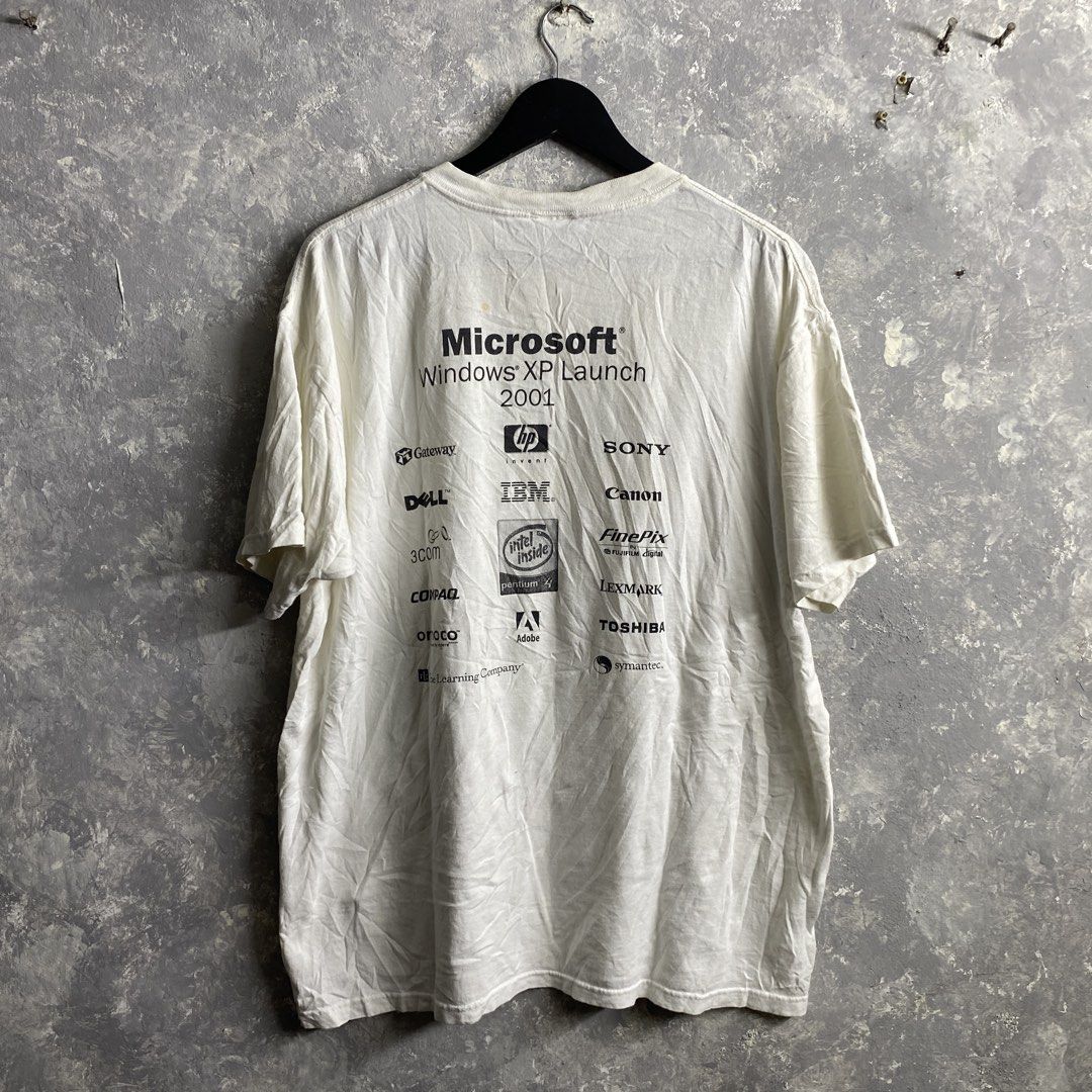 Vintage Windows XP (Category: Tshirts & Polo Shirts ) located in Pasig City. Submitted by lumangkamisa (Listing ID 1469418463, Image 2). Description: XL has yellow stain.