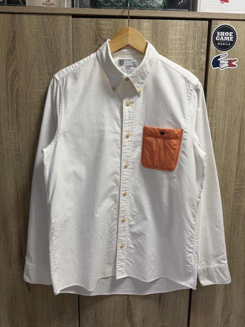 Visvim Buttondown Polo Longsleeve (Category: Formal Shirts) located in Imus. Submitted by rckrmns (Listing ID 1469544512, Image 1). Description: Visvim Buttondown Polo Longsleeve Size 2 fits M-L W- 21 L- 28-29 Good as new.