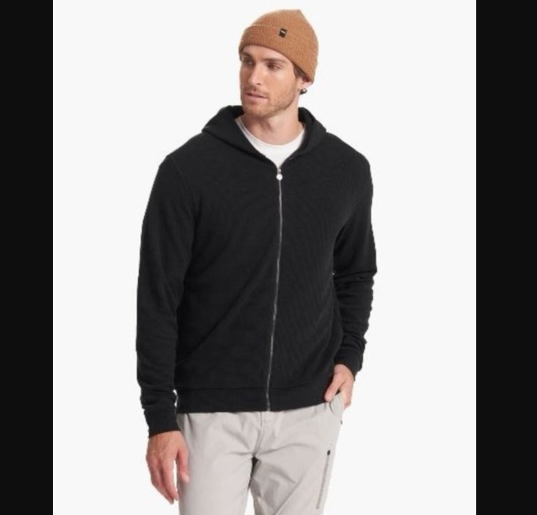 VUORI Performance Waffle Zip Hoodie Black Size Small (Category: Coats, Jackets and Outerwear) located in Santa Rosa. Submitted by sergids (Listing ID 1469467942, Image 1). Description: VUORI Performance Waffle Zip Hoodie Black Size Small Check fitting tops to ensure this fits you. Dimensions below are exact measurements, see pics as well for comparison. 9/10 Condition and Colorway Dimensions: Check pic slide for actual size and dimensions. J&T or