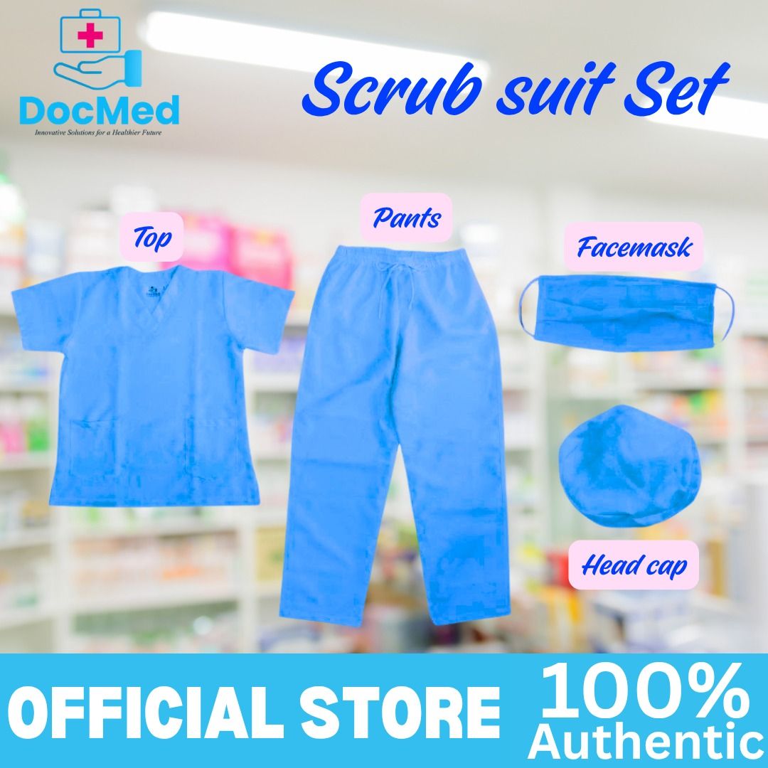 WASHABLE SCRUB SUIT SET POWDER BLUE COLOR (Category: Medical Supplies & Tools) located in Quezon City. Submitted by marketings84097 (Listing ID 1469464946, Image 1). Description: .