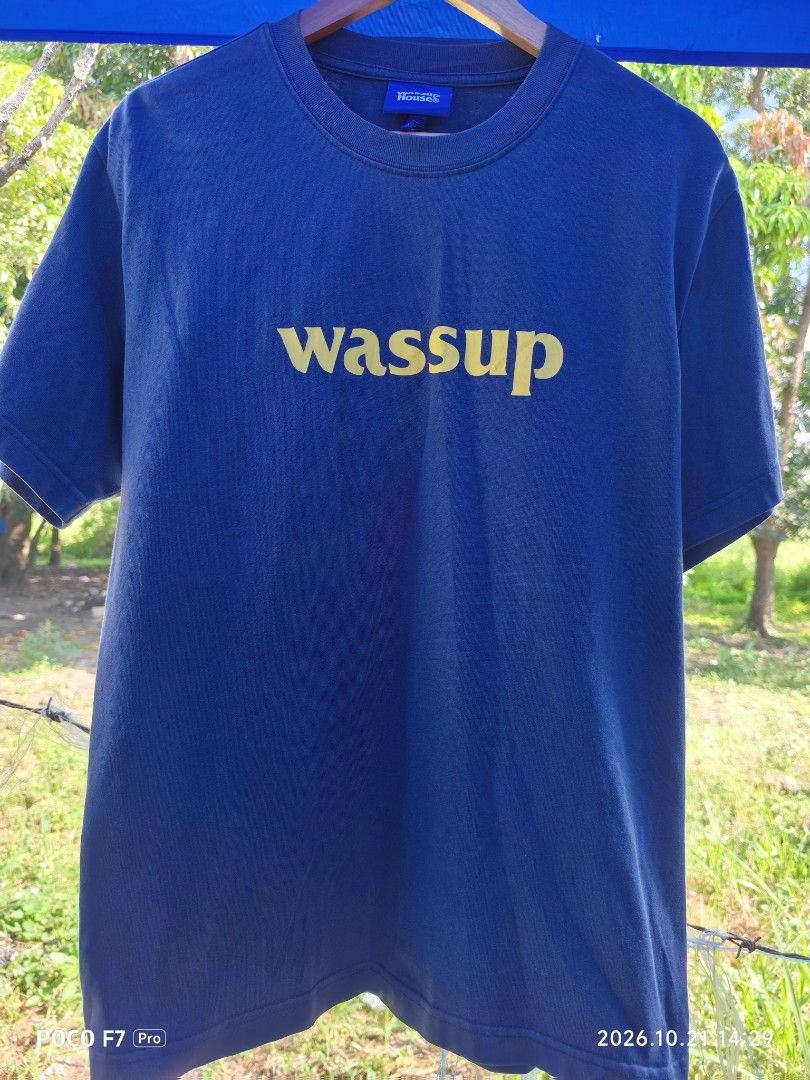 Wassup House (Category: Activewear) located in Mexico. Submitted by josephnuqui1980 (Listing ID 1469460730, Image 1). Description: Wassup house shirt 21Wx29L No issue 10/10 color rate.