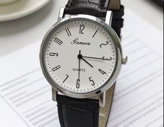 All Black Men's Wrist Watch with Roman Numerals, Men's Fashion, Watches ...
