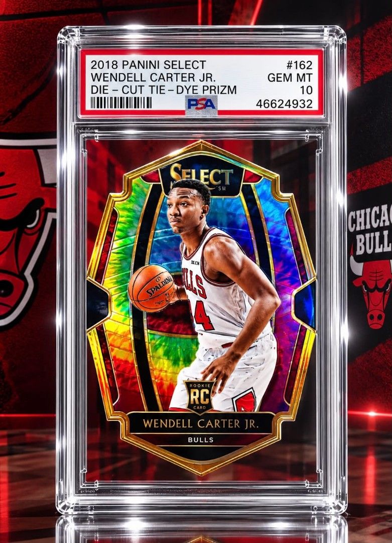 Wendell Carter NBA Cards (Category: Vintage Collectibles) located in Marikina City. Submitted by baransandee26 (Listing ID 1469570459, Image 1). Description: ₱12k only or your best offer 2018-19 WENDELL CARTER JR. PANINI SELECT DIE-CUT TIE-DYE PRIZMS 25/25 PSA GEM MINT 10 eBay 1 of 1 Last Printed PSA Population 5 pcs. only 130point eBay, Sports Card Investor, Sports Cards Pro Last Sold were all Attached 💯💯💯 Card is onhand and ready to ship any