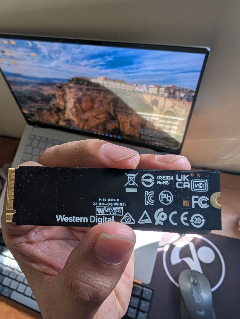 Western Digital 1TB M.2 NVMe (Category: Hard Disks & Thumbdrives) located in Cabiao. Submitted by johnsulitshop (Listing ID 1469450135, Image 1). Description: 96% battery health Previously Used on my G14 2022, but motherboard failed thats why I took out my ssd for sale. Tested it on my other laptop. Works perfectly. 1TB M.2 NVMe Meetup/Pickup: Tondo Manila, Binondo/ Divisoria, Tayuman or LRT (Add ka pag masyadong malayo).